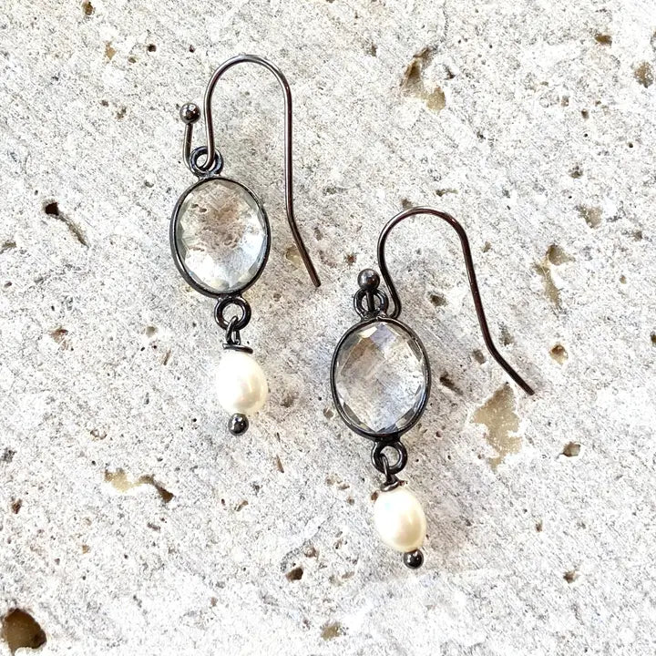 Crystal Quartz earrings - E0105