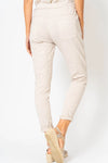 Look Mode beige jegging pants