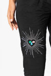 Look Mode black jegging pants