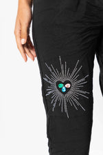 Look Mode black jegging pants