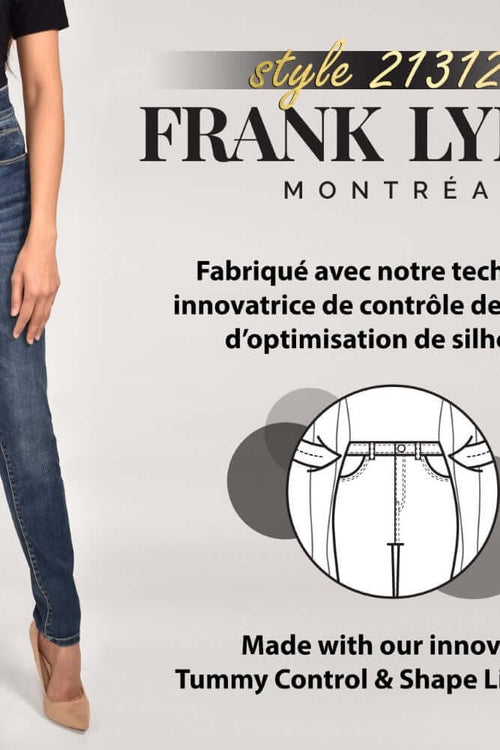 Frank Lyman #213126U black denim jeans