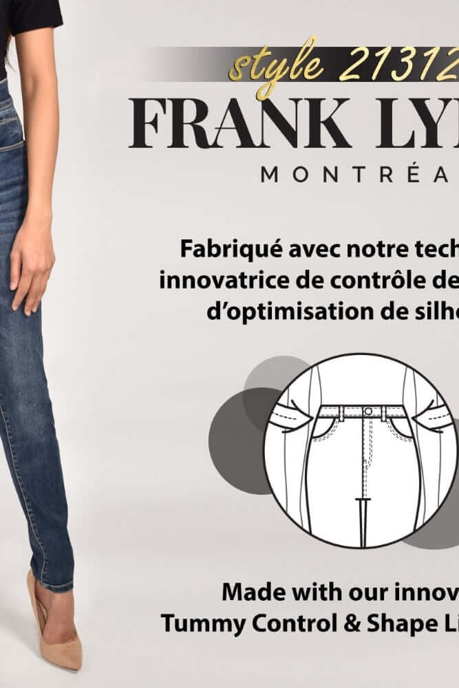Frank Lyman #213126U black denim jeans
