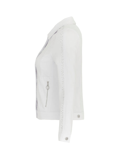 Dolcezza #24203 white knit Jacket