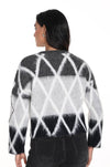 Frank Lyman #243473U Grey/black sweater