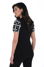 Frank Lyman #246110 black knit top