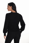 Frank Lyman #246224 black knit sweater
