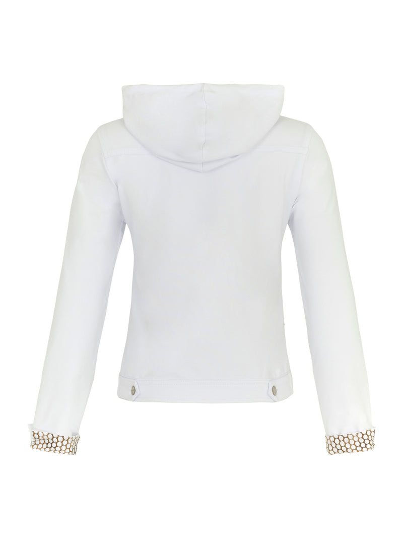 Dolcezza #24716 white knit Jacket