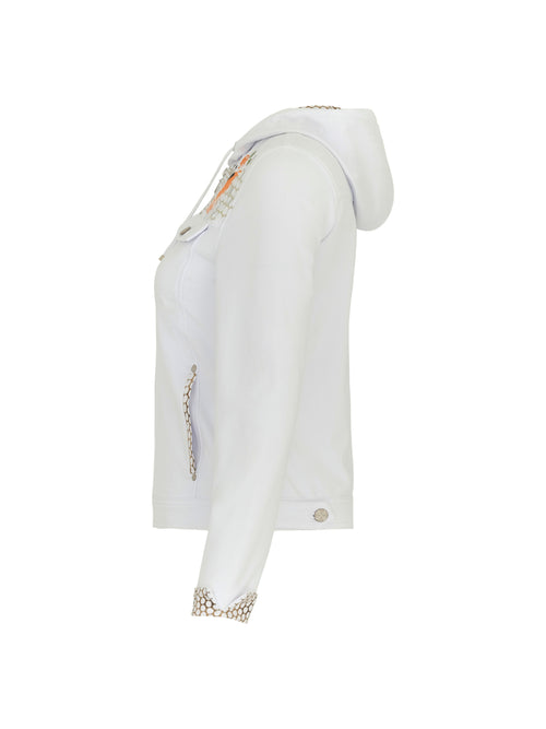 Dolcezza #24716 white knit Jacket