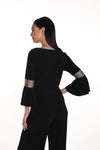 Frank Lyman #249025 black knit top