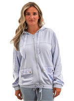 Orly #251291 light blue knit jogger pants