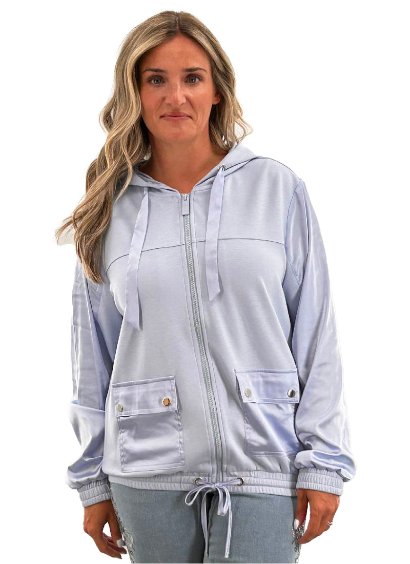 Orly #251291 light blue knit jogger pants