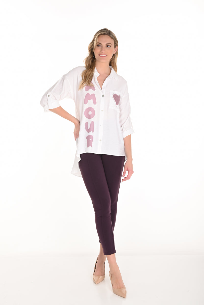 Frank Lyman #253205 plum pants