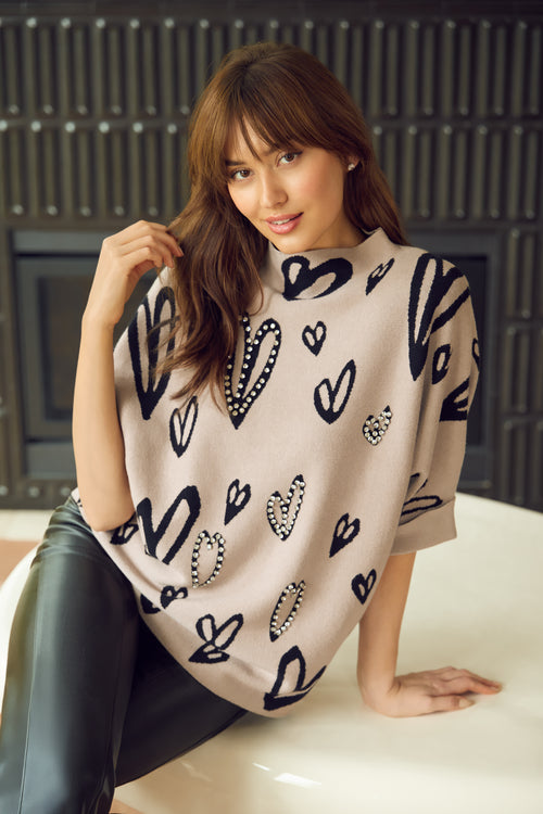 Frank Lyman #253721 heart sweater