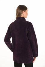 Frank Lyman #253880 plum cardigan