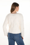 Frank Lyman #254950 off white knit cardigan