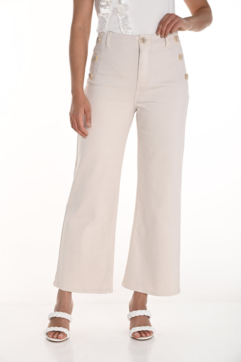 Frank Lyman #256779U beige woven pants