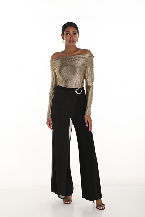 Frank Lyman #259009 black knit pants