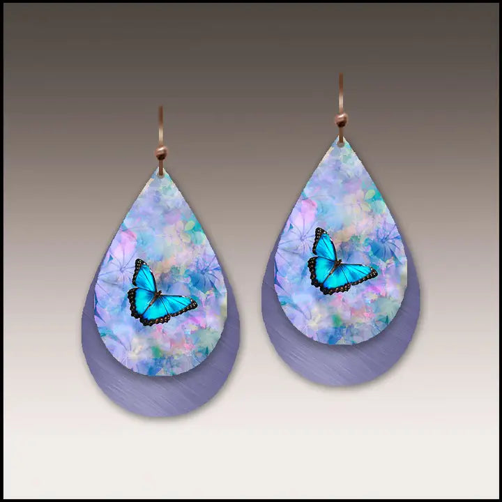 Butterfly earrings #48XD
