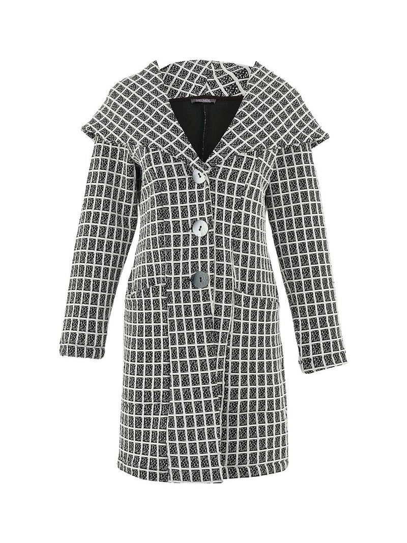 Dolcezza #75250 black/white coat