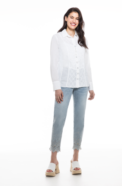 Orly #80506 white blouse