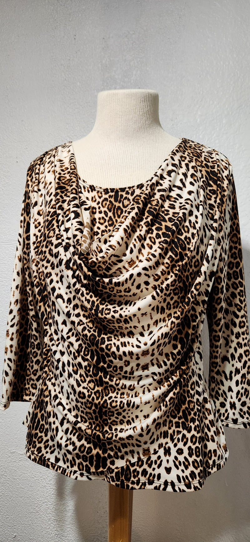 Animal print blouse #9734