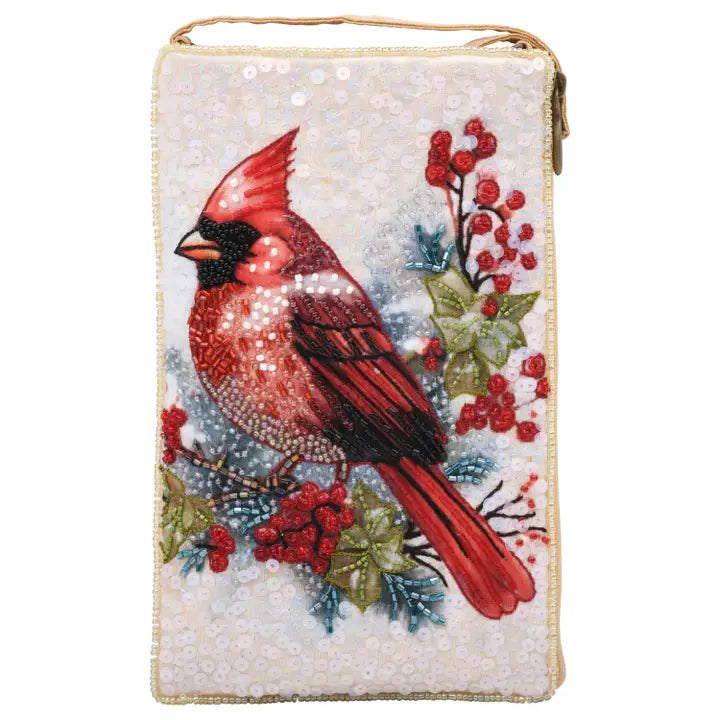 Holiday purse -  Christmas Cardinal