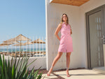 Dolcezza #24201 pink knit dress