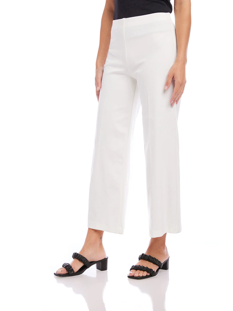 Fifteen Twenty #F09071 off white cropped pants