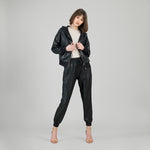 Clara Sunwoo #JKHD liquid leather jacket