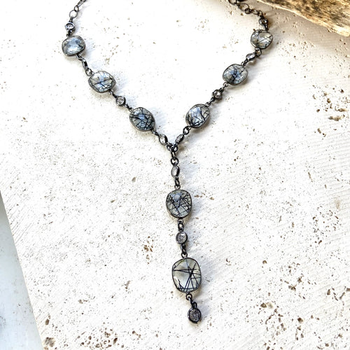 Crystal quartz necklace - N23106