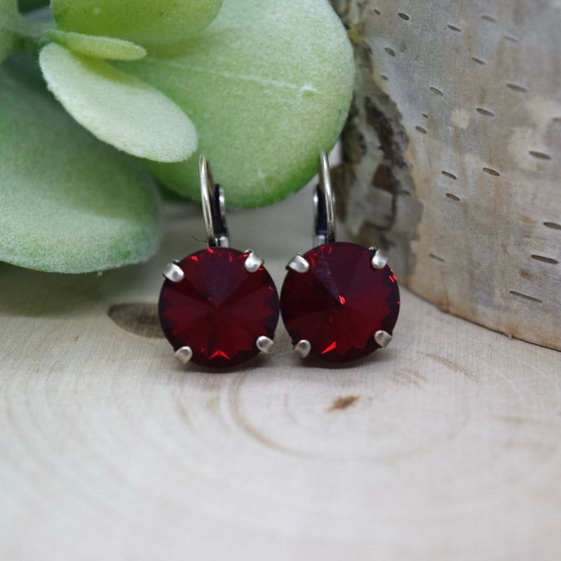 Penny Earring -Siam (RED)