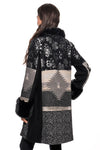 Adore #BS2544 Mix Media coat