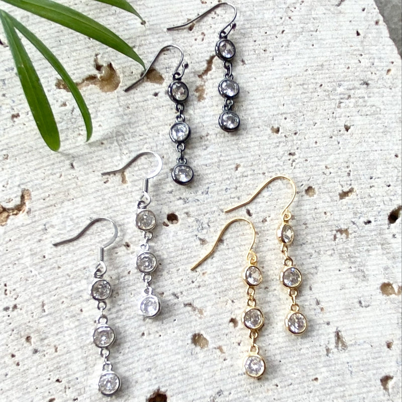 Circle Crystal earrings - E21647