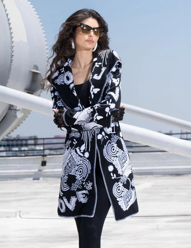 Embroidered Cardigan