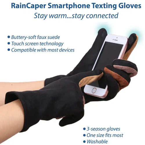 Rain Caper black gloves