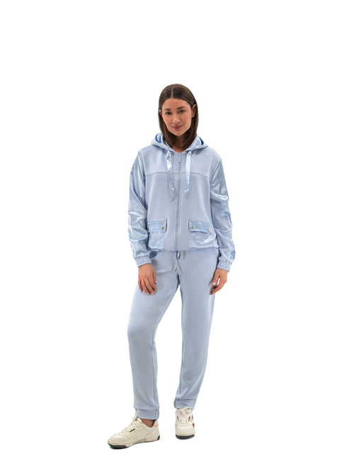 Orly #251289 light blue knit jacket