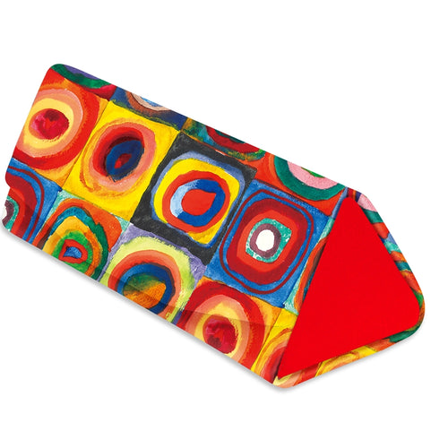 Rain Caper "Kandinsky Circles" sunglass case