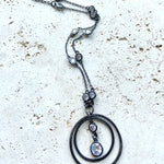 Gunmetal necklace -N222119