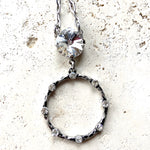 Crystal circle necklace -N23134