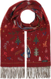 Fraas Scarf Christmas RED cashmink