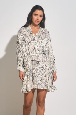 ELAN #RGP18000 palm mini dress