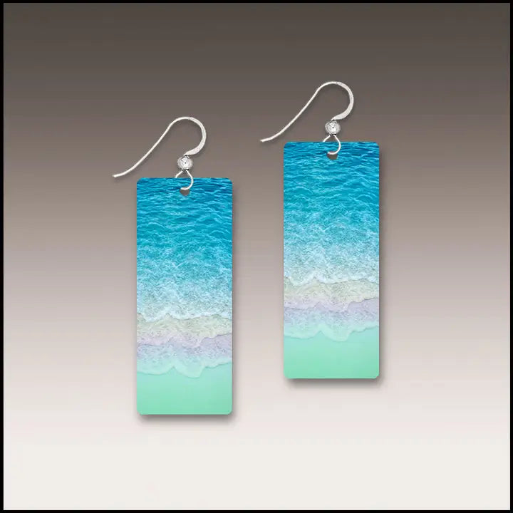 Ocean waves earrings #ssce