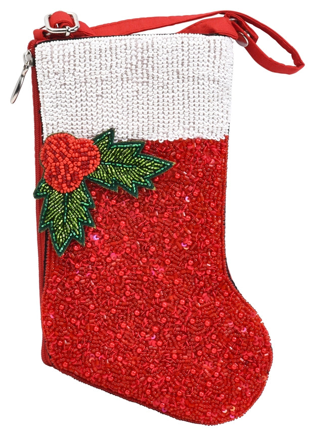 Holiday purse -  Christmas Stocking