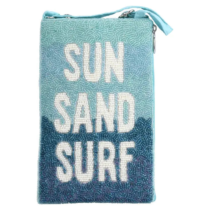 Beaded purse -  Sun, Sand, Surf