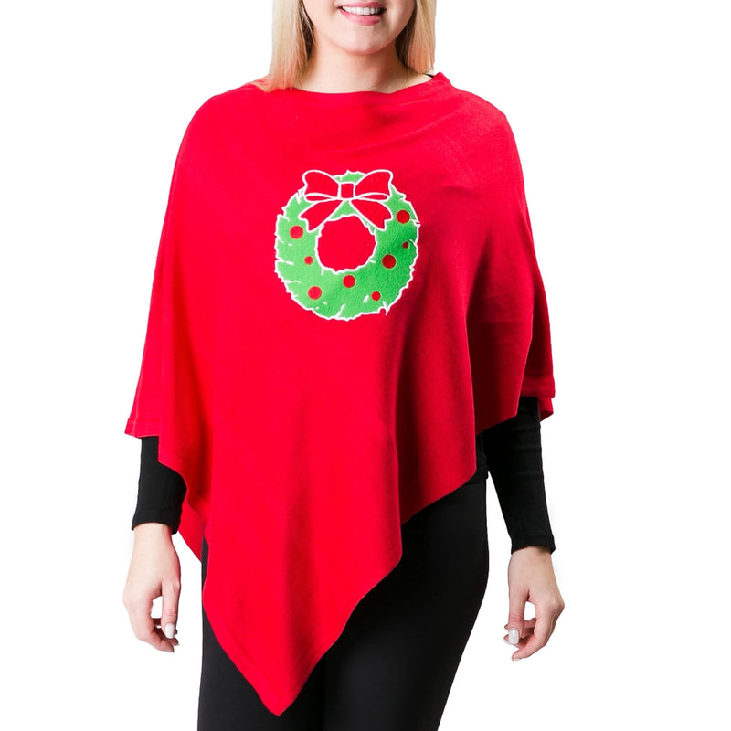 Top It Off Wreath poncho