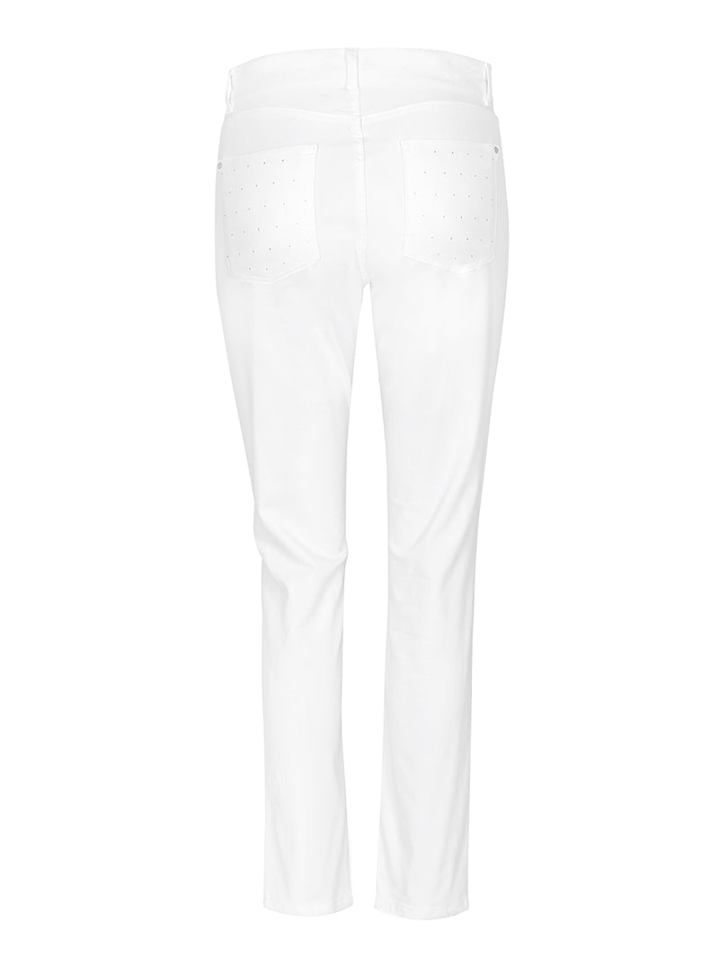 Dolcezza #22311 woven pants with rhinstones